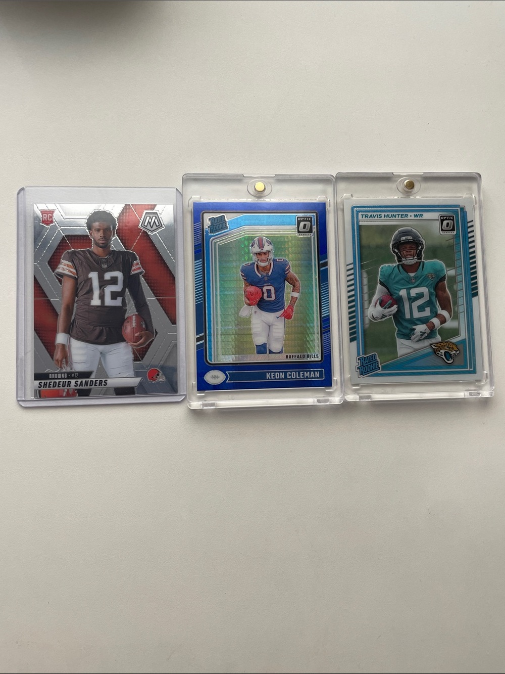 NFL Rookie Card Lot – Shedeur Sanders, Travis Hunter, Keon Coleman